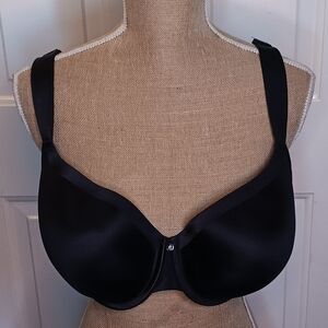 Cacique Elegant Black Satin Bra